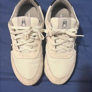 Hush Puppies Men's Cream Sneakers